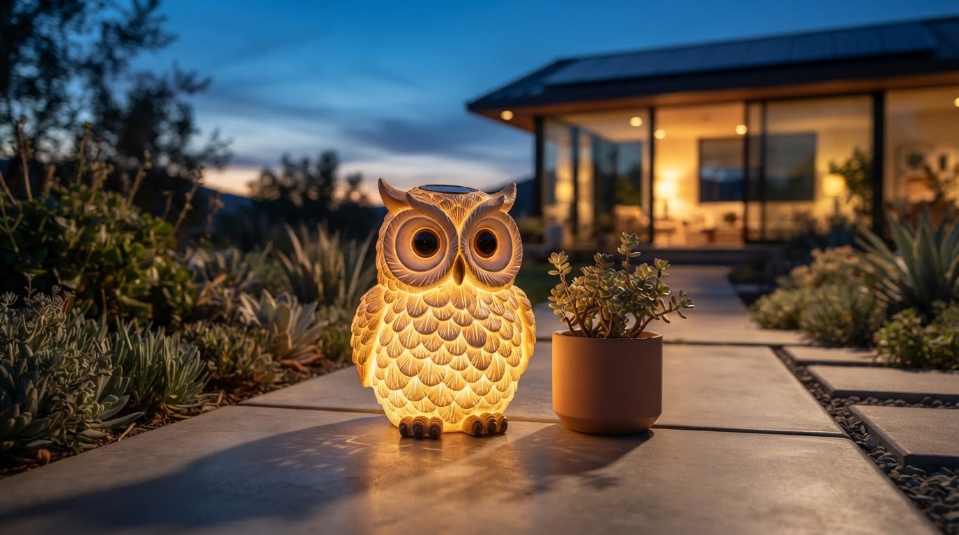 Solar Owl Light Challenges Outdoor Lighting Cost Claims