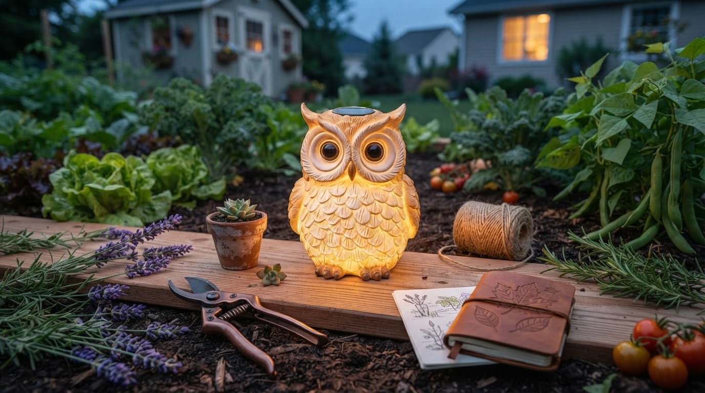 Solar Owl Light Performance in Garden Pest Management