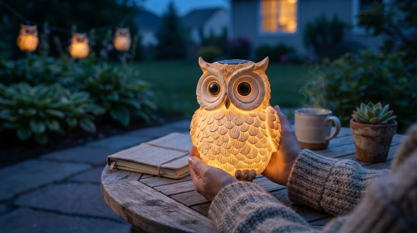 What defines a high-quality LED Solar Owl Light?