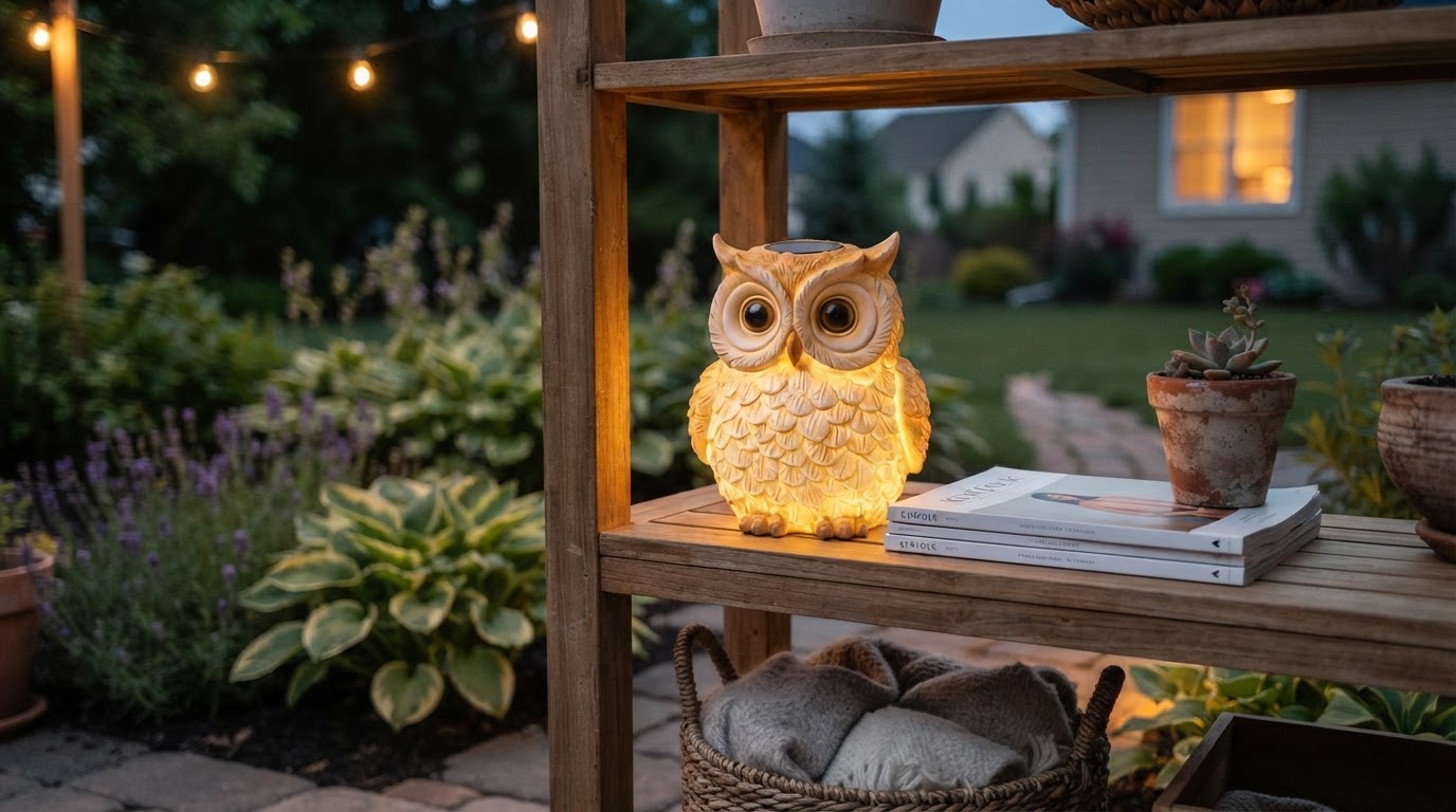 Why should I choose a Solar Owl Light for my garden?