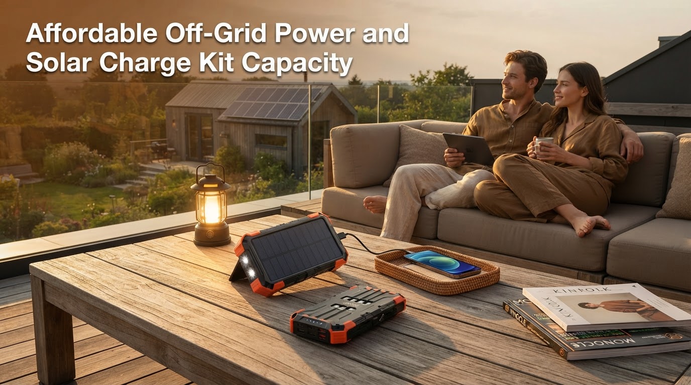 Affordable Off-Grid Power and Solar Charge Kit Capacity