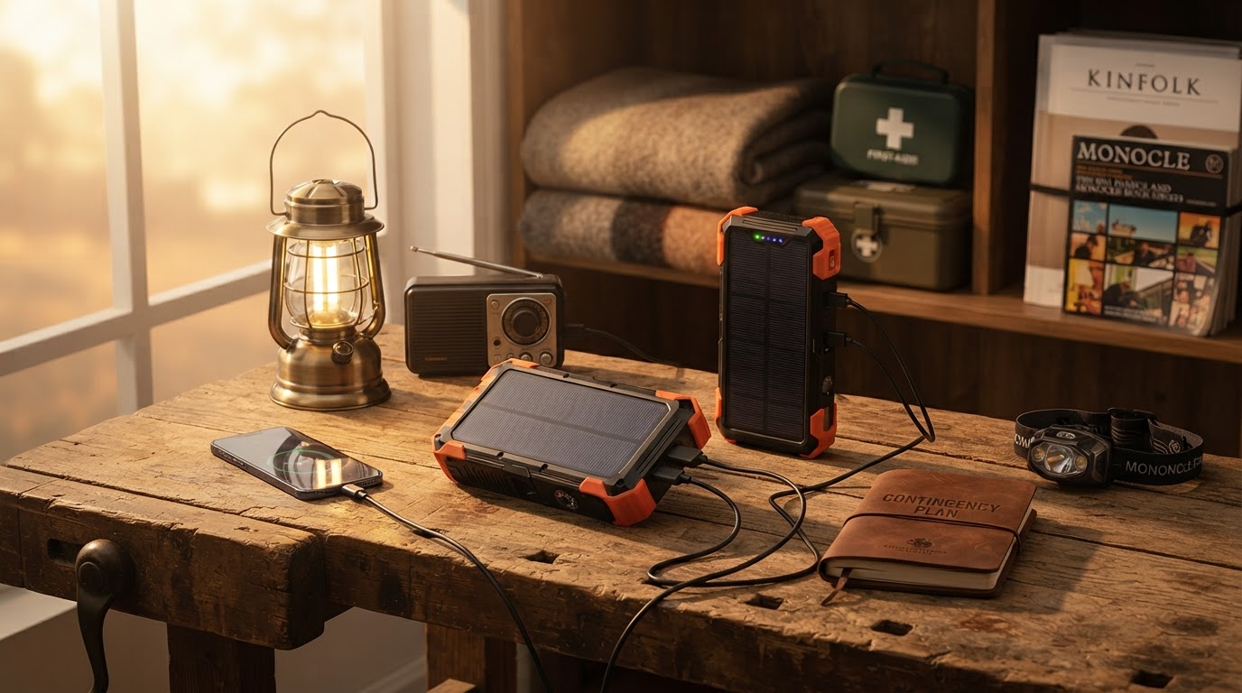 Emergency Solar Charge Kit Preparedness for Power Outages