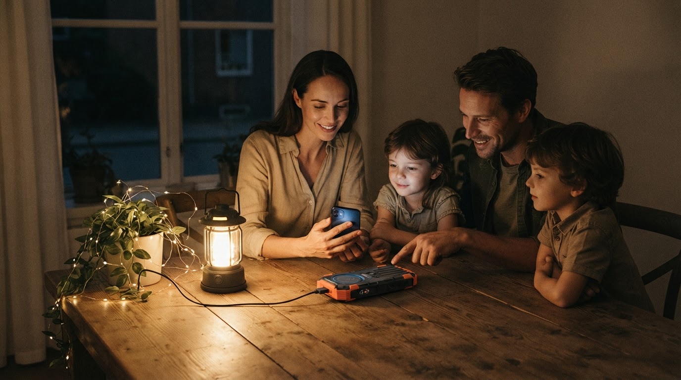 Will a Solar Charge Kit power a home during a blackout?