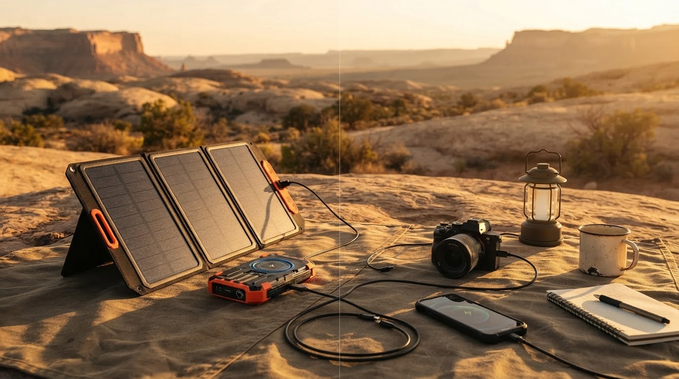 Field Testing the Solar Charge Kit for Basecamping