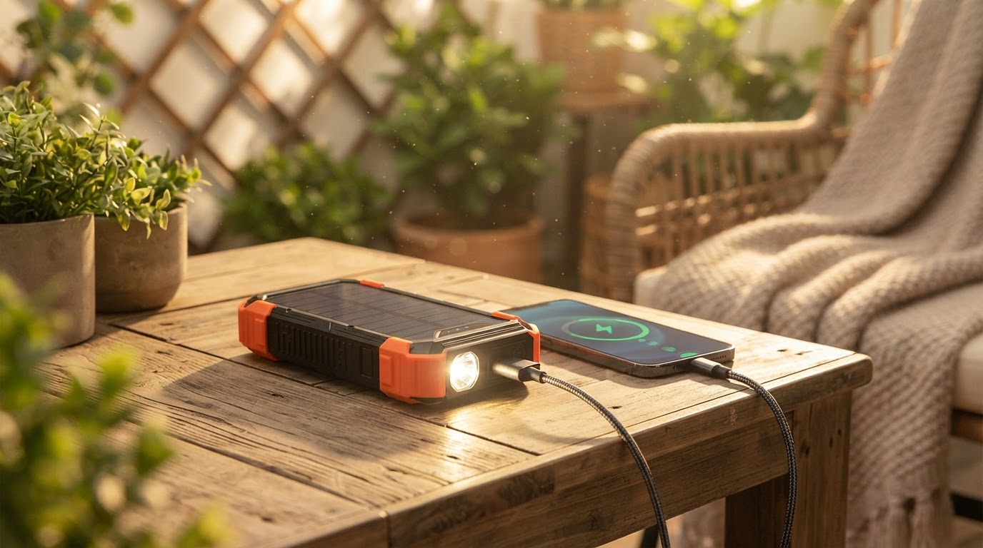 How Does the Solar Charge Kit Handle Mobile Device Charging?