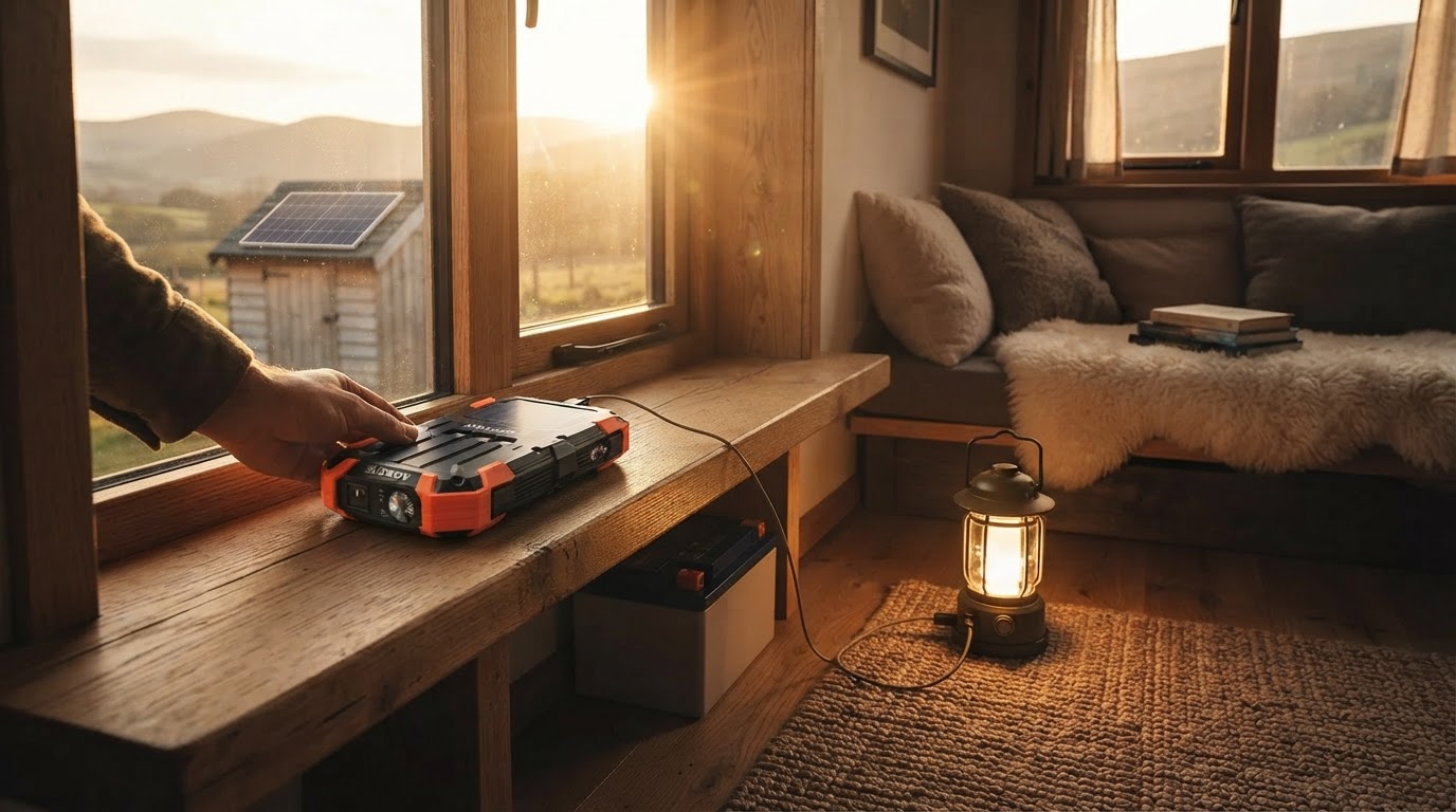 How does a Solar Charge Kit power an off grid system?
