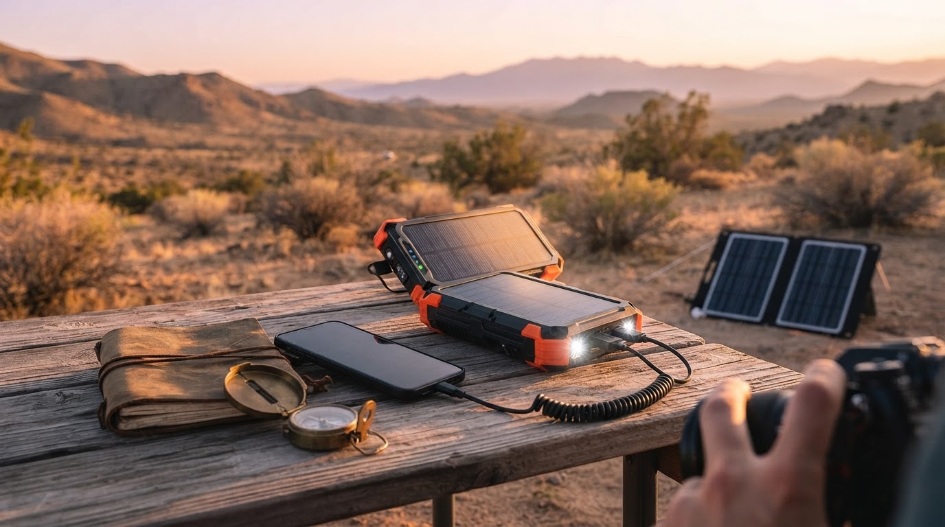 Off-Grid Power Setups and the 42800 mAh Solar Charge Kit