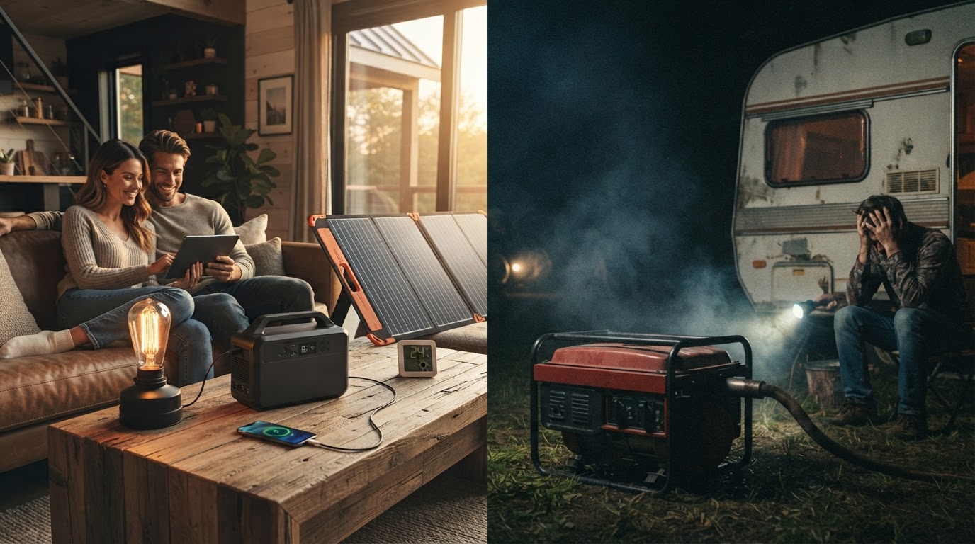 Is a Solar Charge Kit combo better than a gas generator?