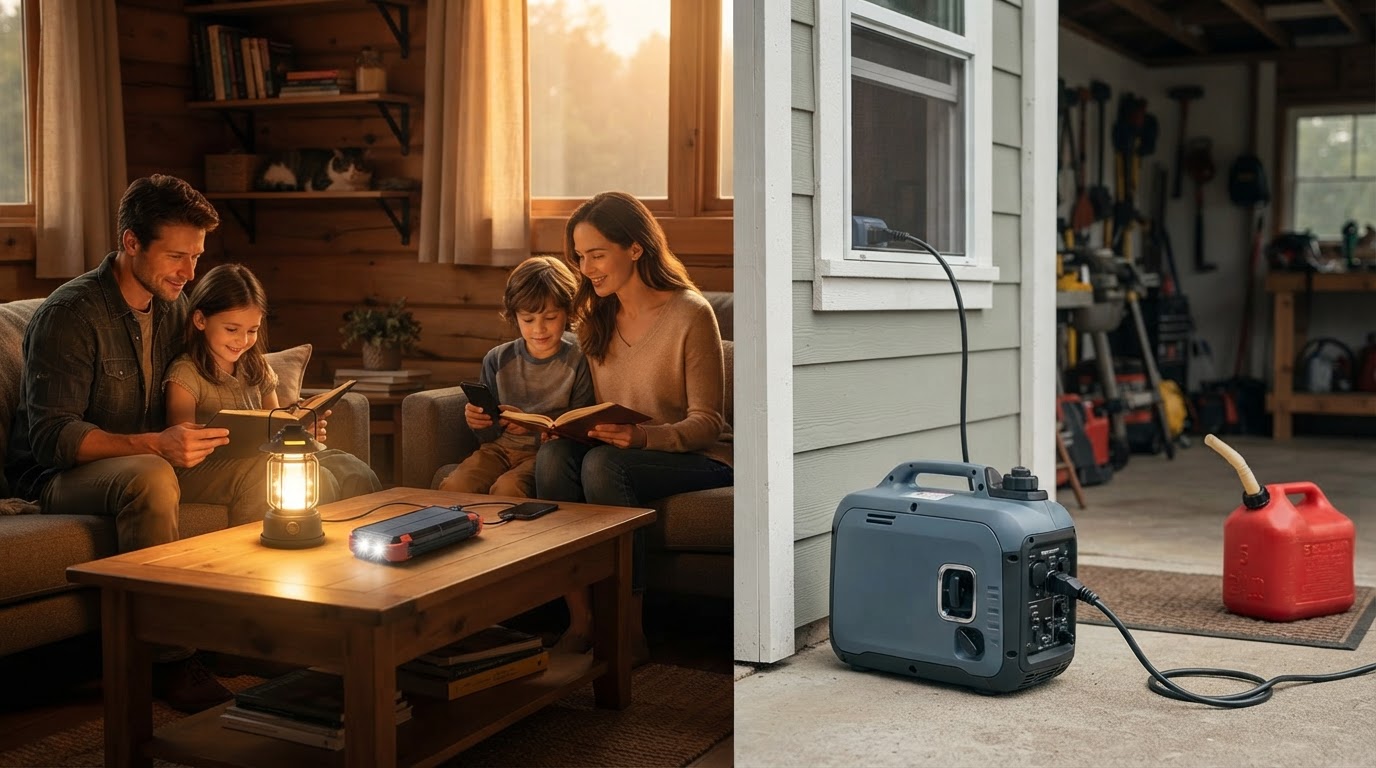 Solar Power Banks vs Gas Generators for Emergency Outages