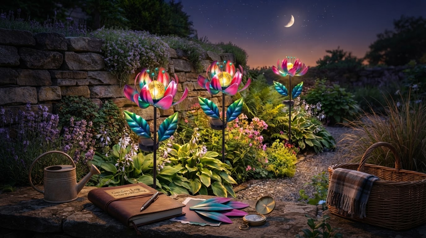 Choosing Solar Windmill Stakes for Nighttime Visibility
