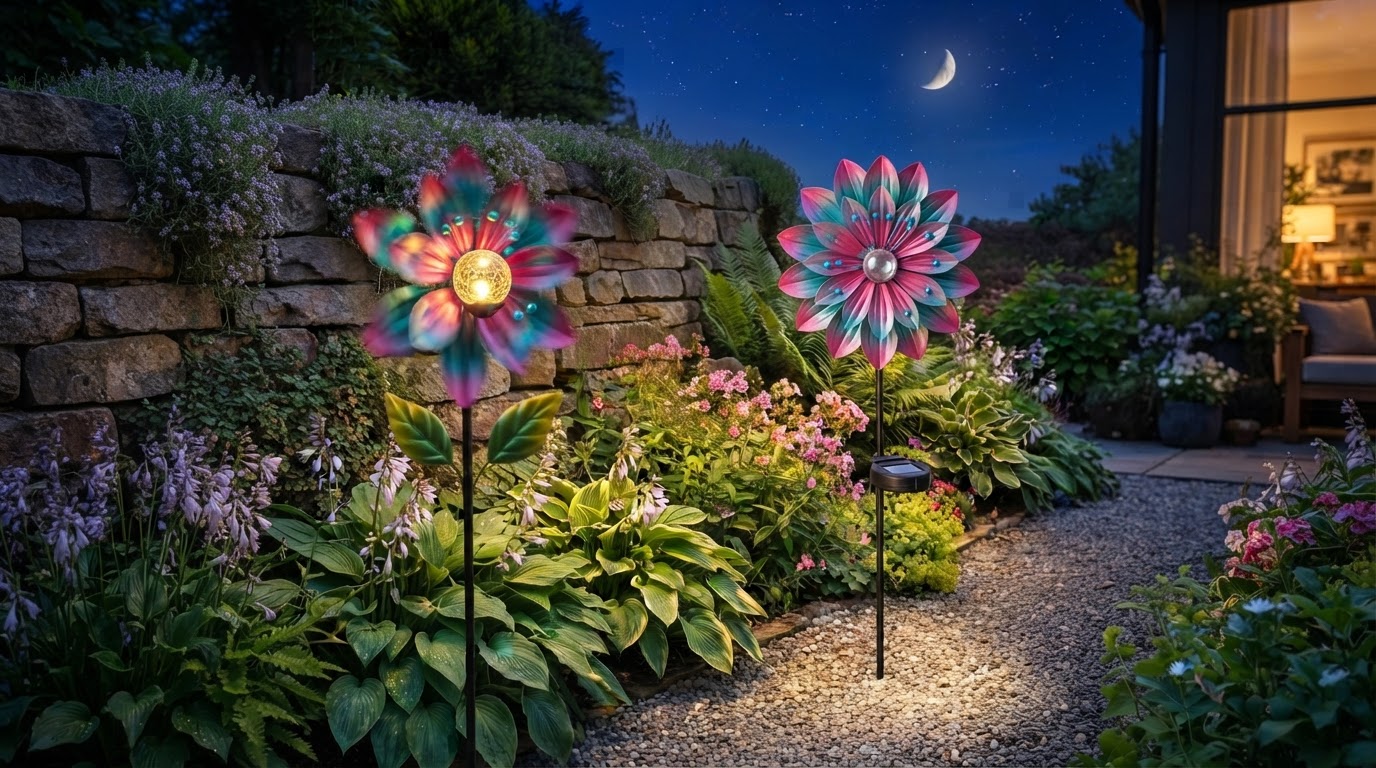 Do solar powered wind spinners work in low light?