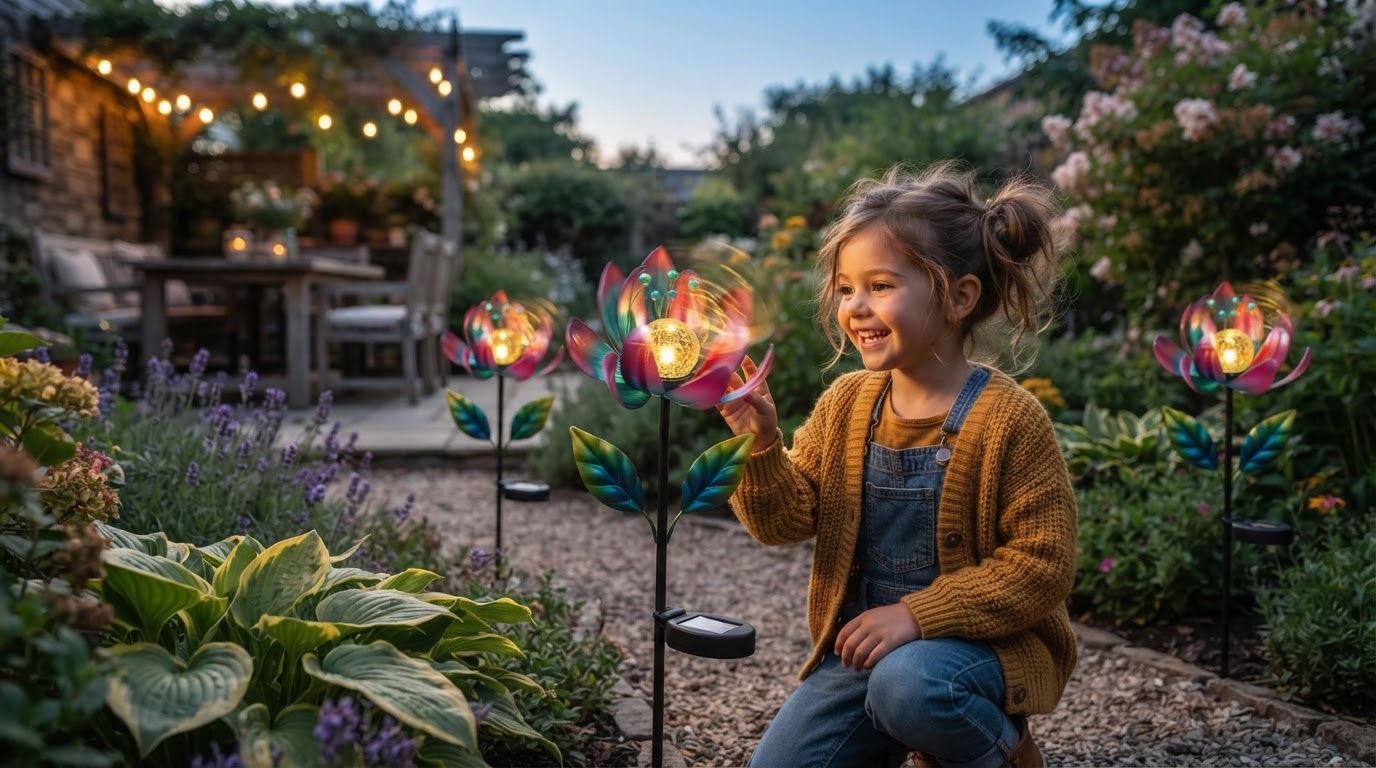 A 4-Step Setup for Light Up Yard Windmills