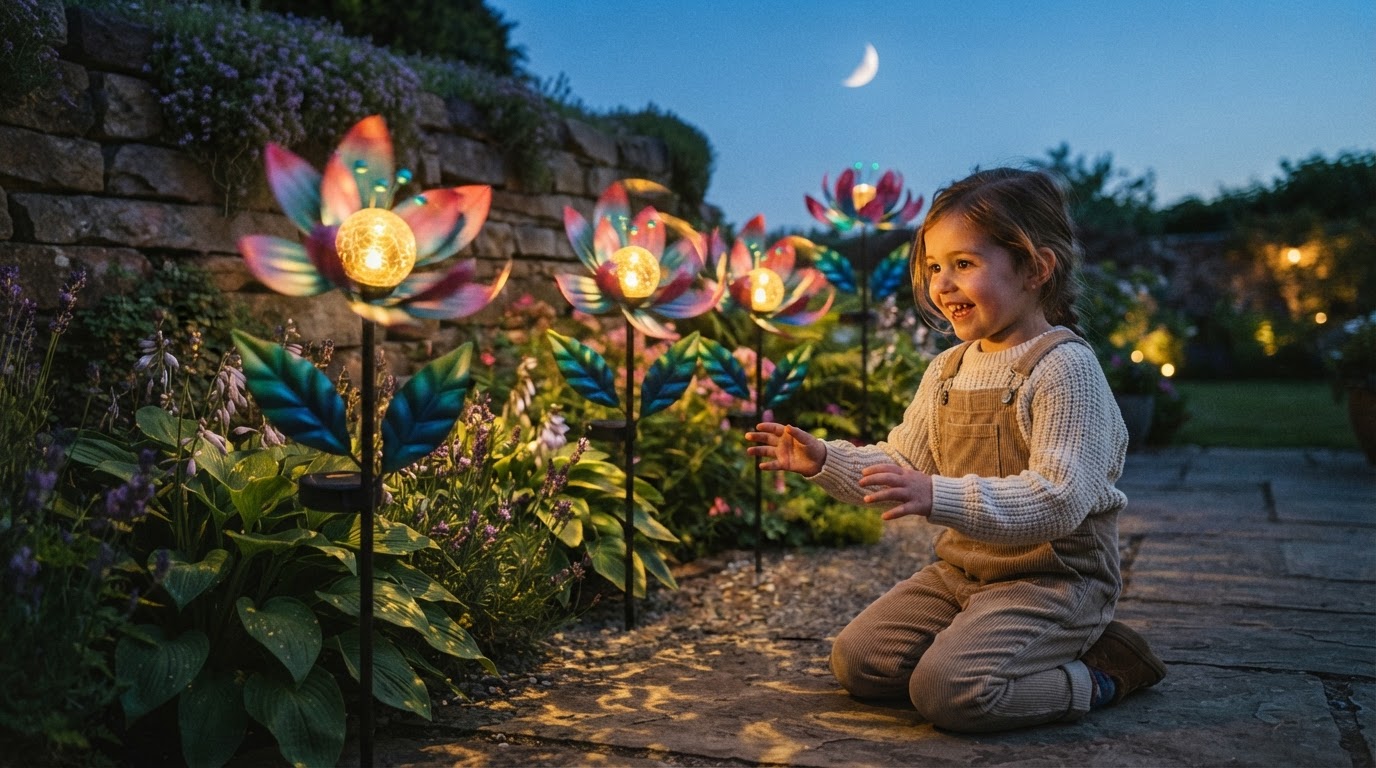 Optimizing Decorative Metal Wind Spinners with Solar Lights