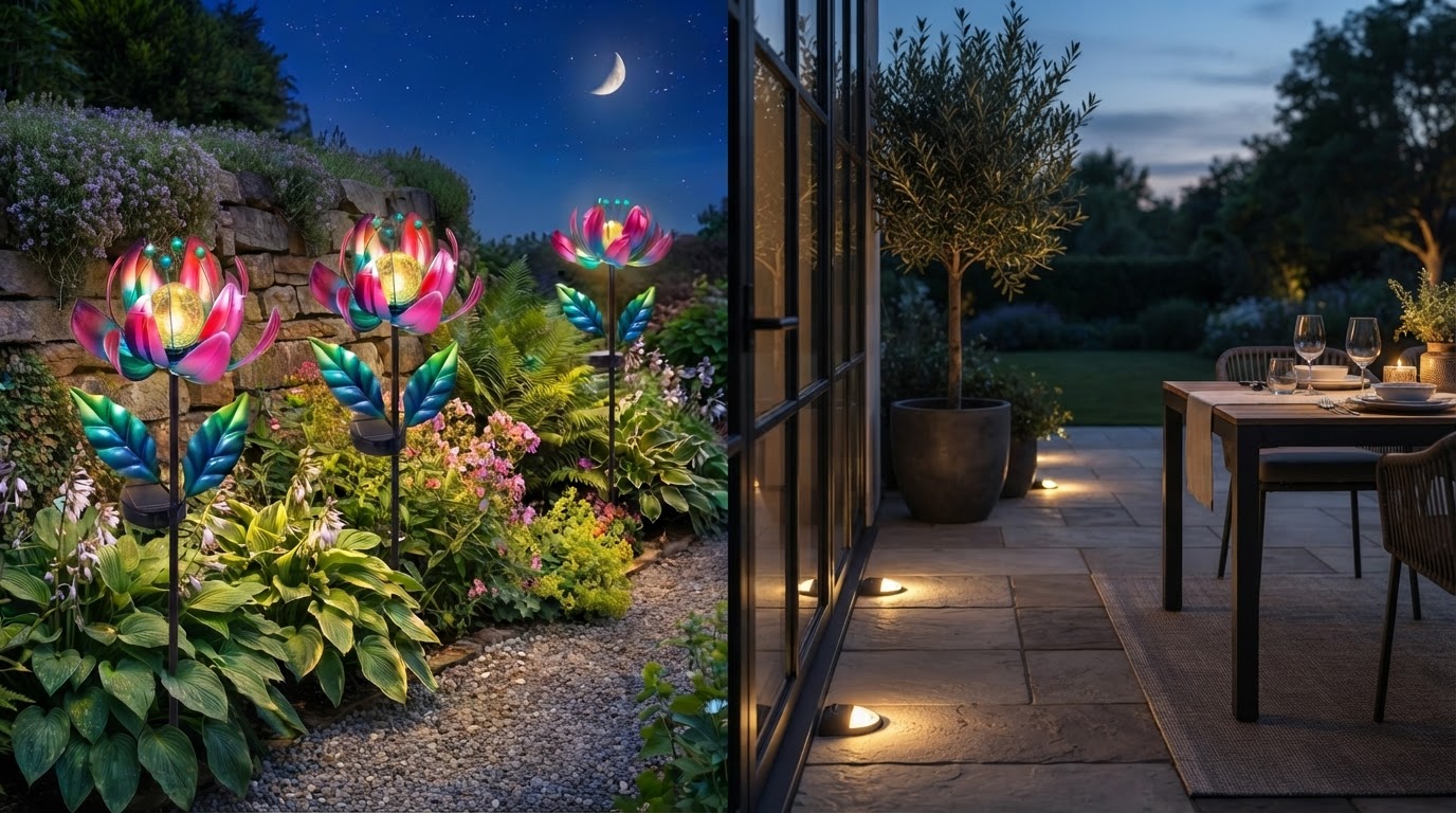 Can Solar Windmill Stakes replace traditional patio lights?