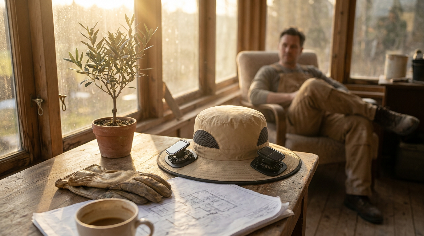 Solar Cooling Hat Performance on Active Job Sites