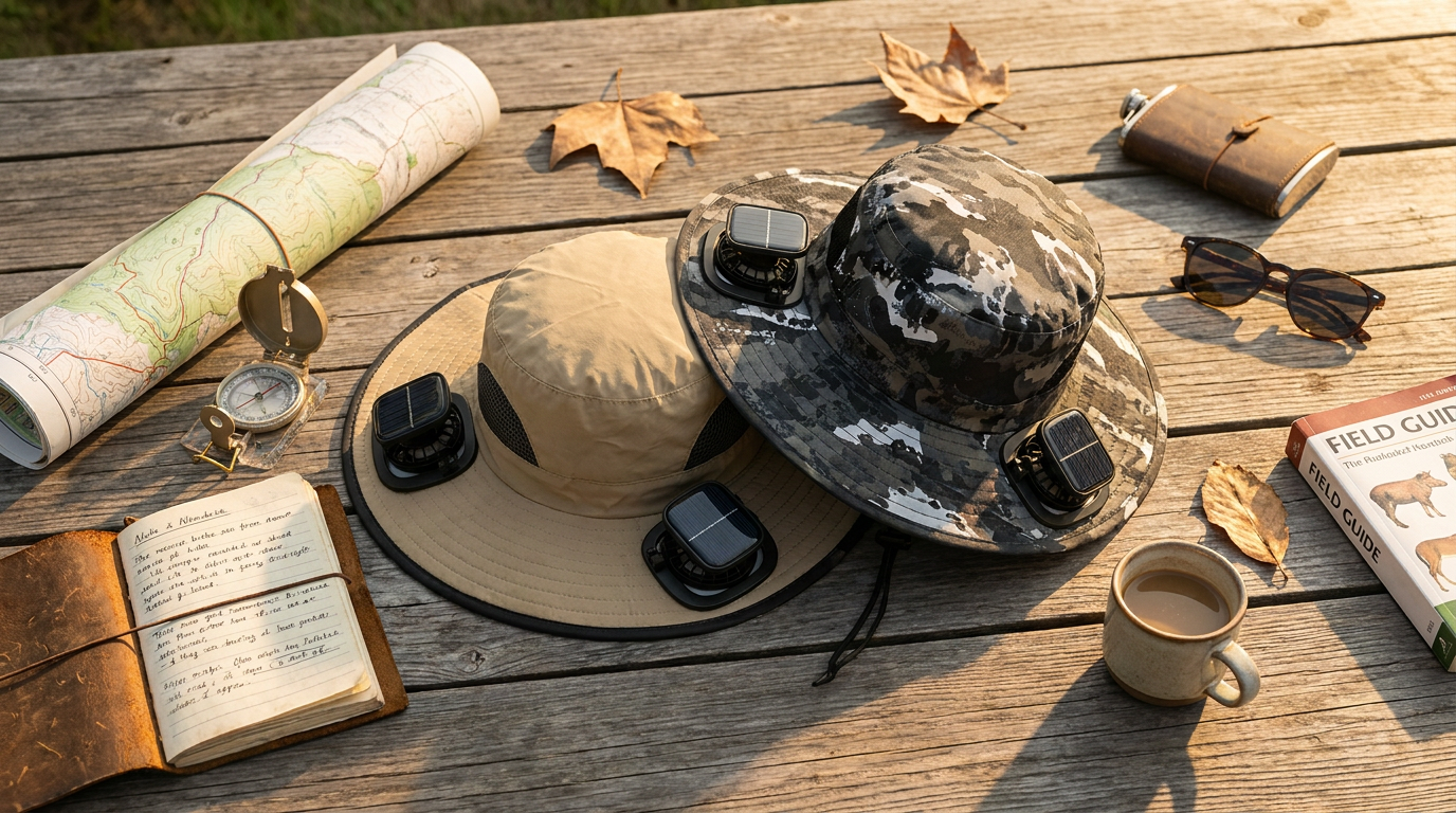 Optimizing Solar Cooling Hat Efficiency for High Heat