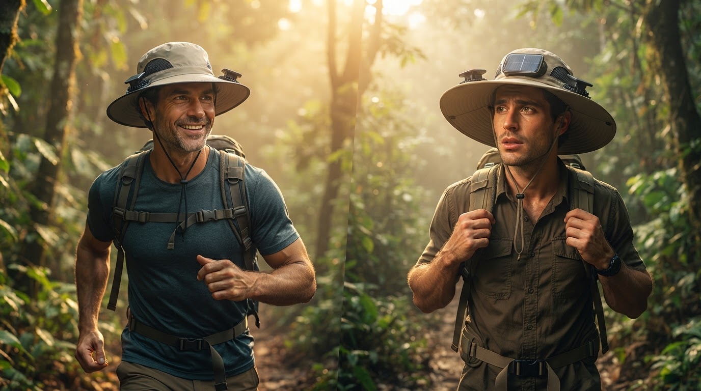 Is the Solar Cooling Hat better than a safari fan hat?