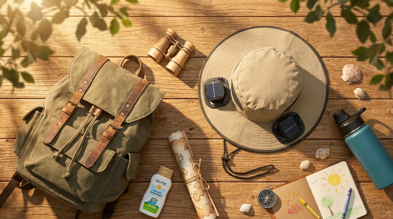 Protecting Young Explorers with the Solar Cooling Hat