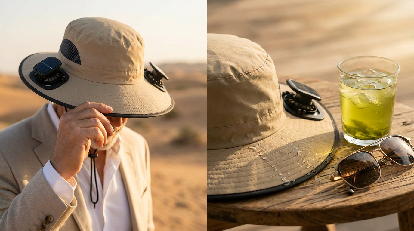 Is a wearable air conditioner hat like Solar Cooling Hat real?