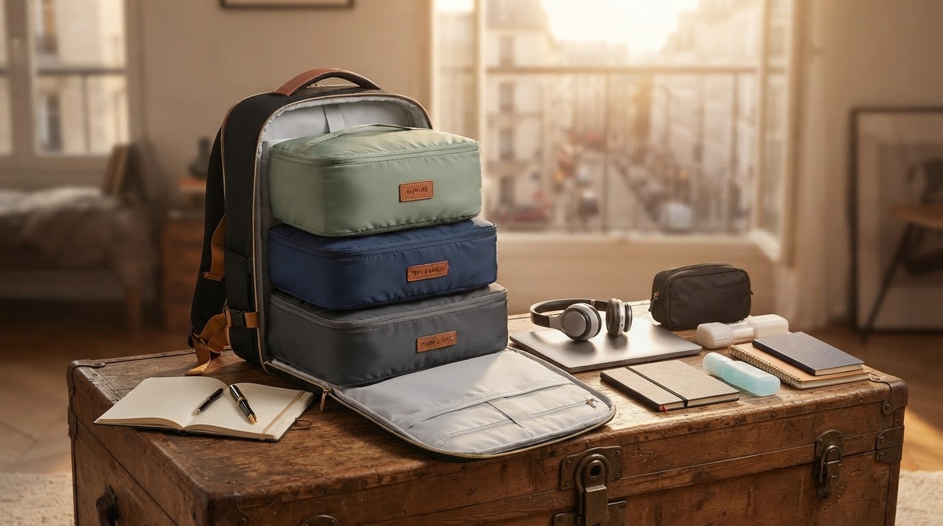 How 3 Packing Cubes Can Organize a 7-Day Packing List