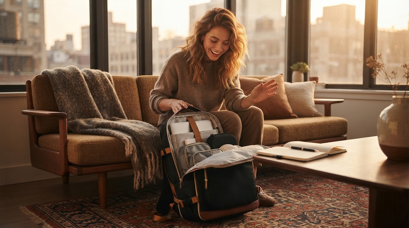 How do I pack a 40L Jet Ready Bag for a week?