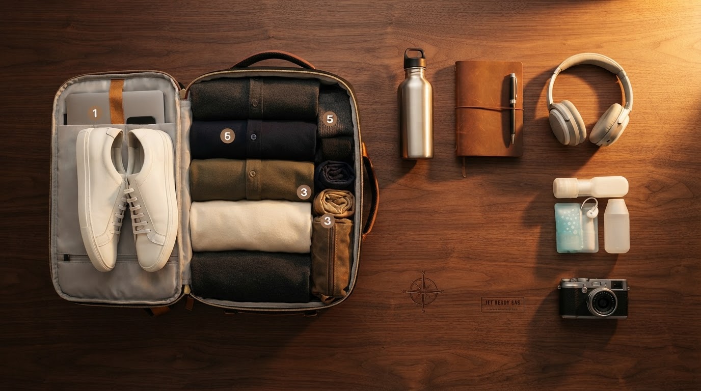 The 5-3-1 Framework for a Jet Ready Bag Packing List