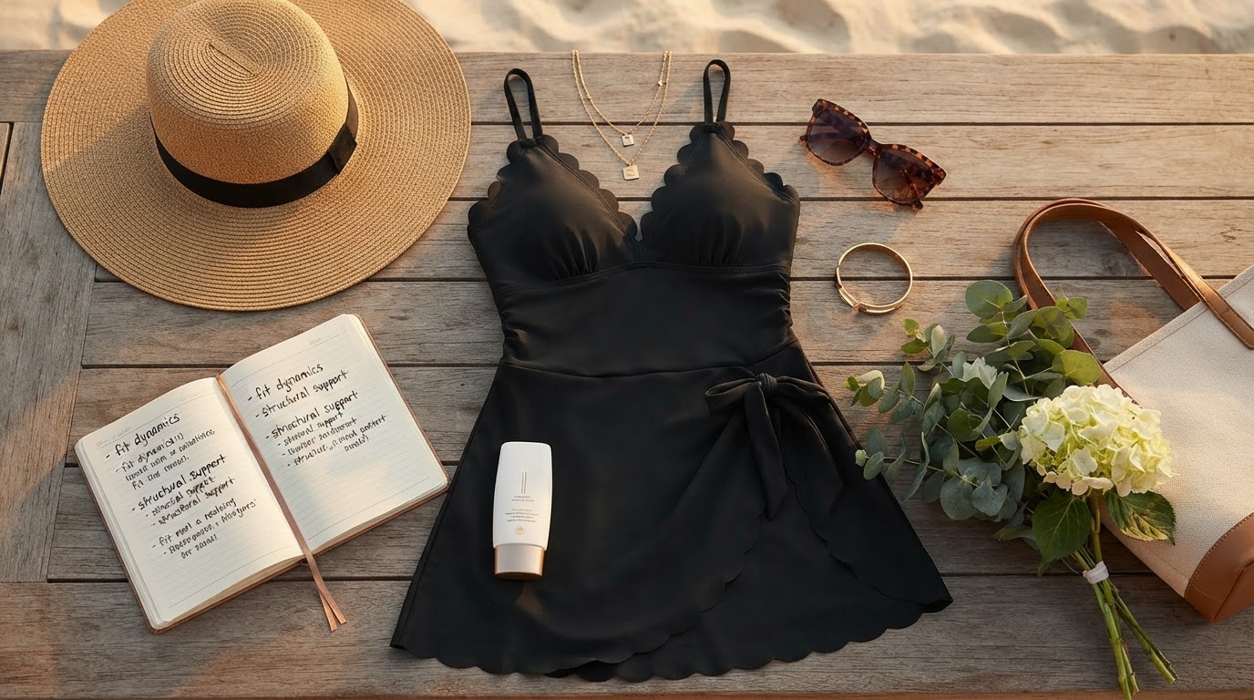 Optimizing Plus Size Tummy Control Swim Dress Support