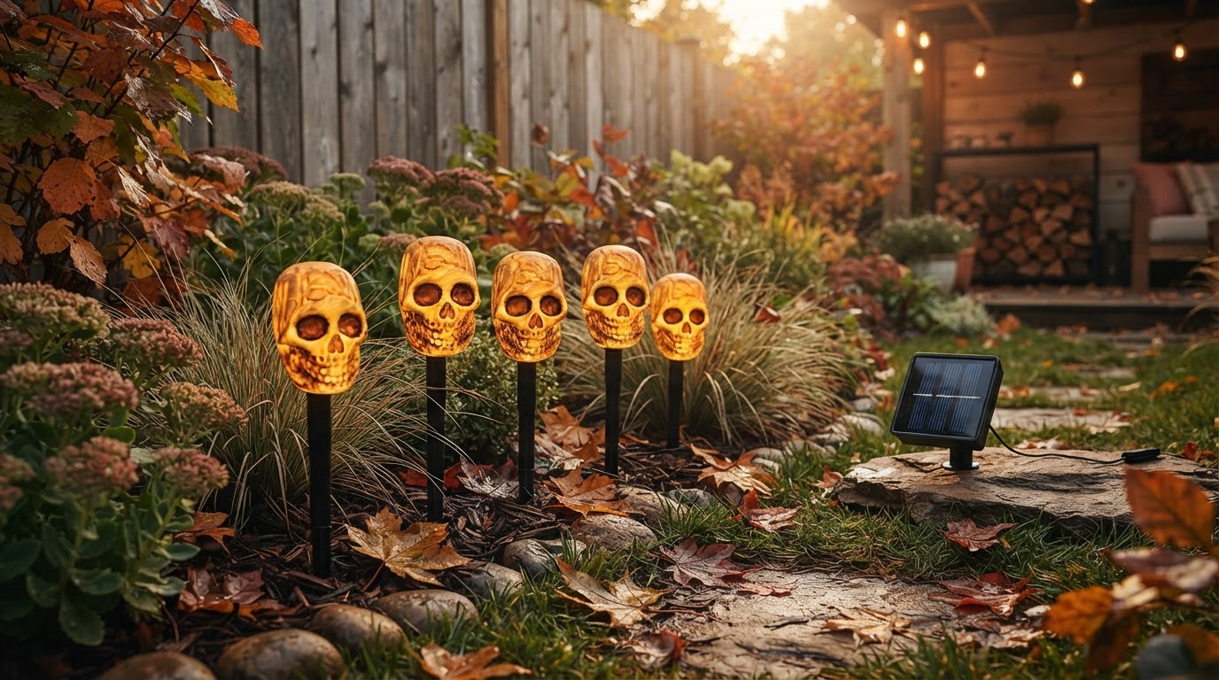 Maintaining Seasonal Solar Skull Stakes in High-Traffic Yards