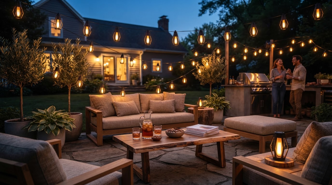 7 Backyard Lighting Ideas for Evening Gatherings