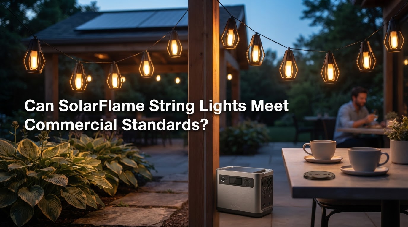 Can SolarFlame String Lights Meet Commercial Standards?