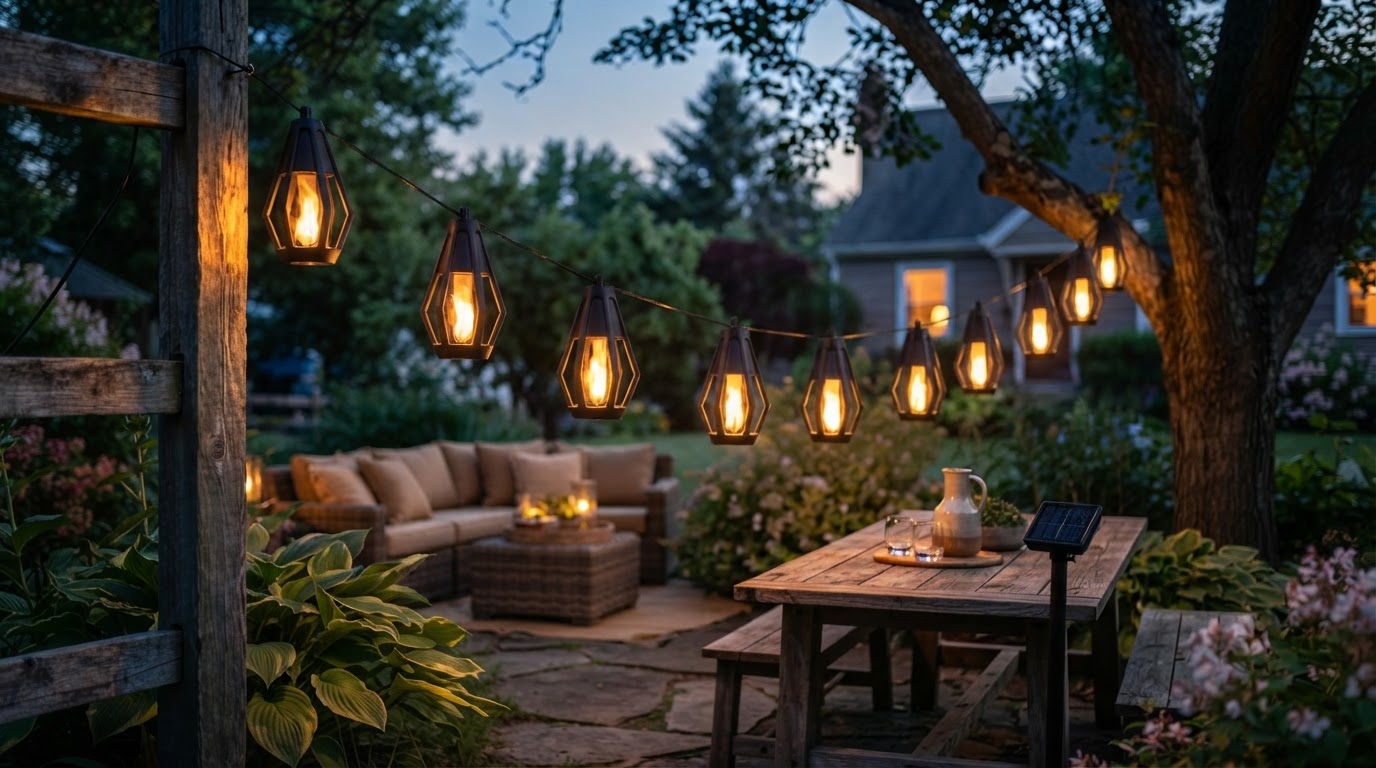 Eco-Friendly Decor: Testing SolarFlame String Lights
