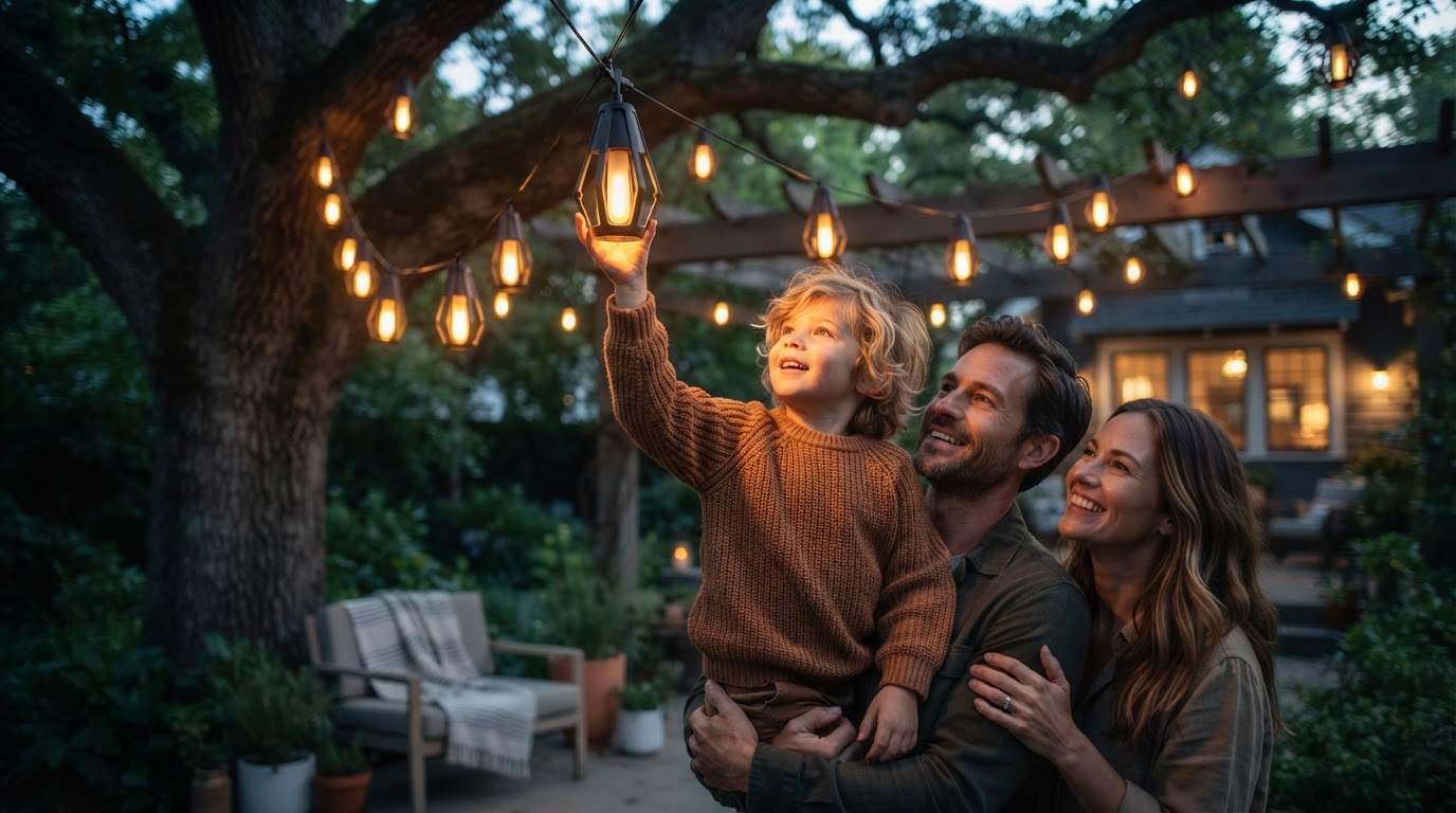 SolarFlame String Lights: 5-Step Hanging Lantern Setup