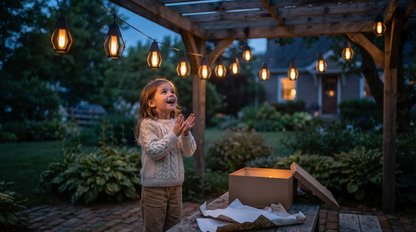 How do SolarFlame String Lights emulate real fire?