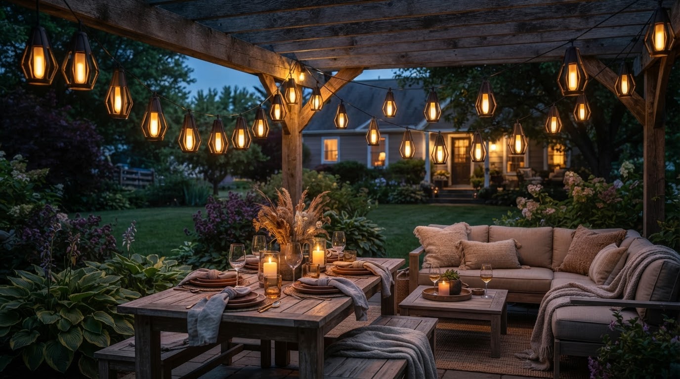 Ultimate Guide to Outdoor Patio Lighting Ideas for Cozy Ambiance