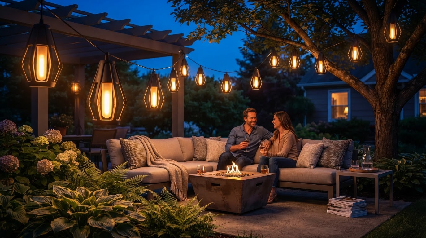 How do SolarFlame String Lights compare to wired torches?