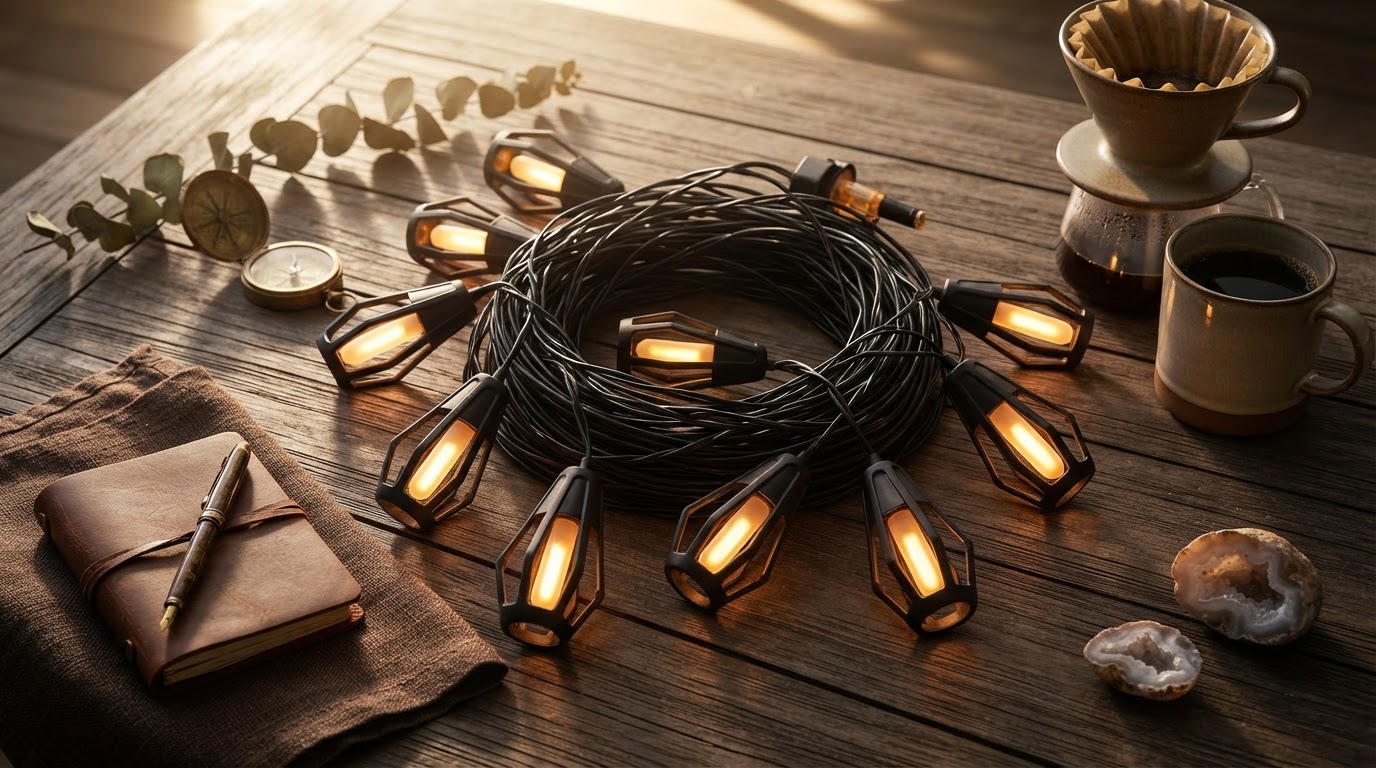 SolarFlame String Lights and the Edison Bulb Framework