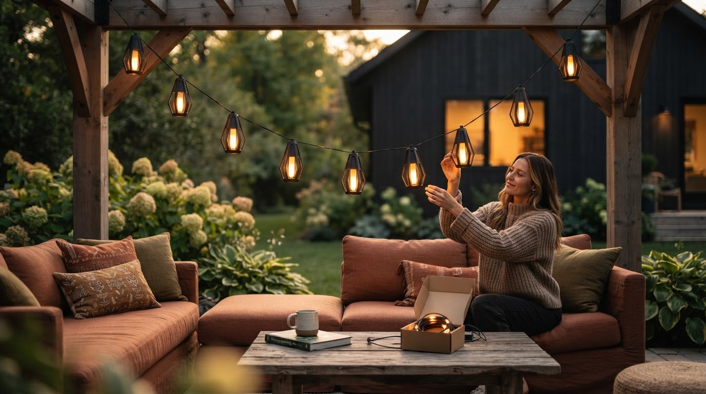 SolarFlame String Lights: The Ambient Lighting Matrix