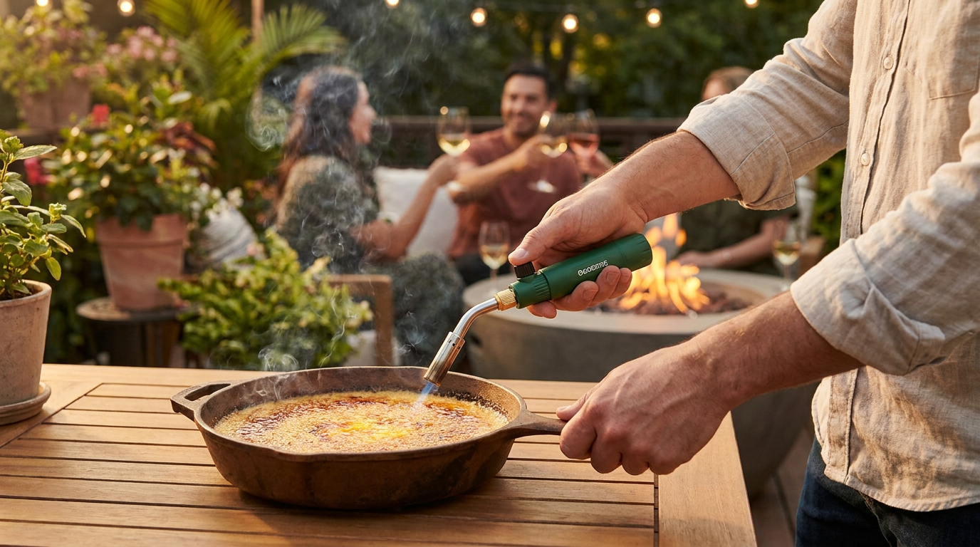 Creative Outdoor Uses for Adjustable Propane Cooking Flame Torch