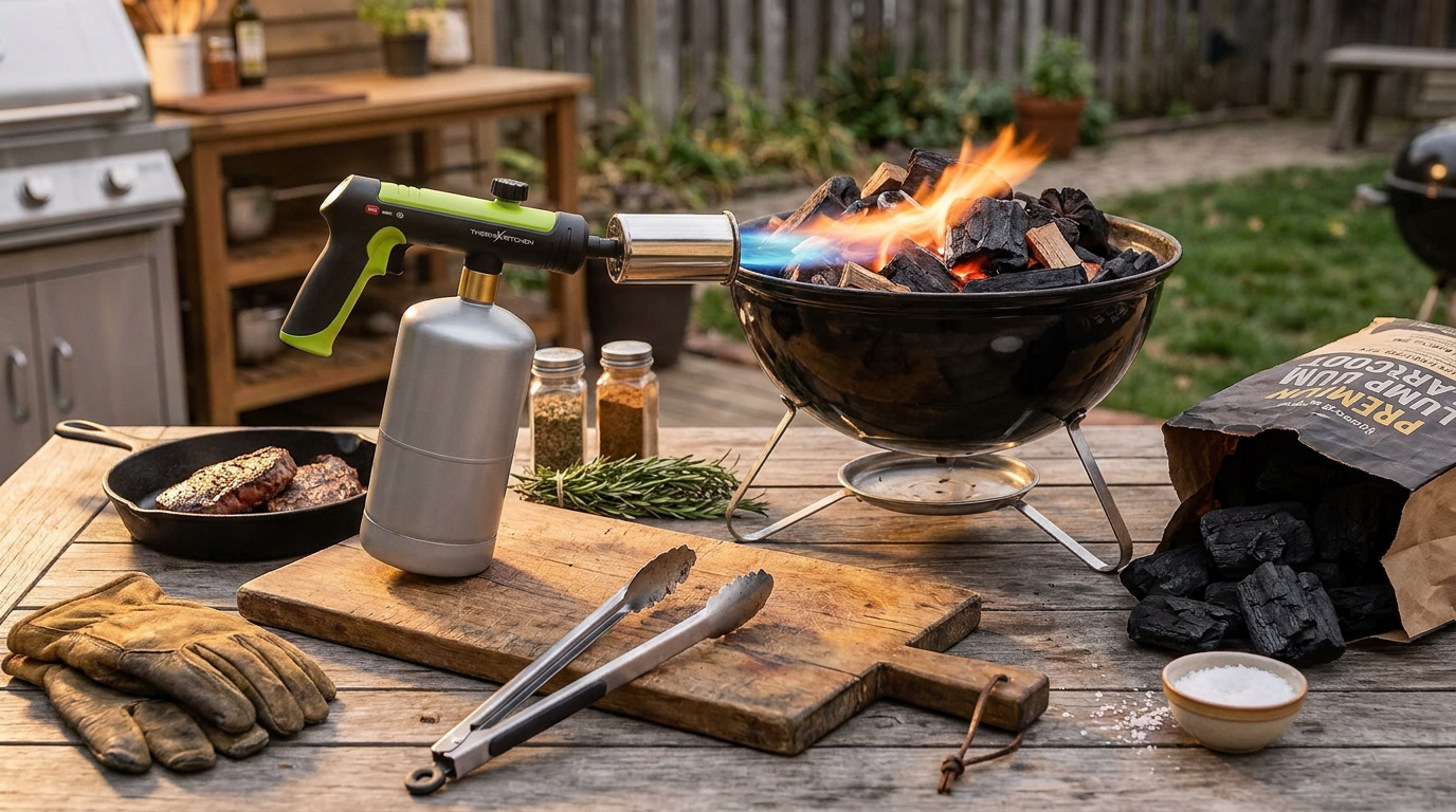 Adjustable Propane Cooking Flame Torch For BBQ Success
