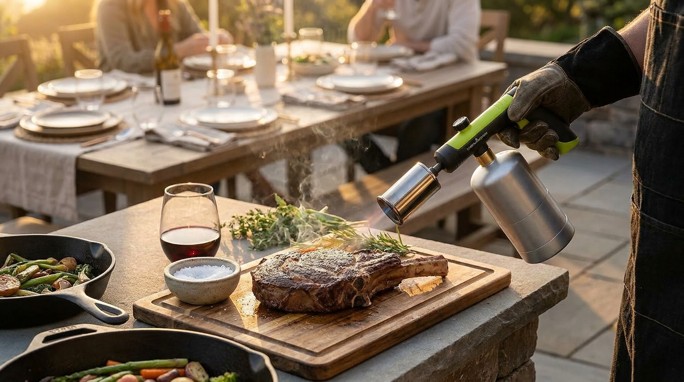 Memorial Day Grilling Trends Feature Propane Flame Torch
