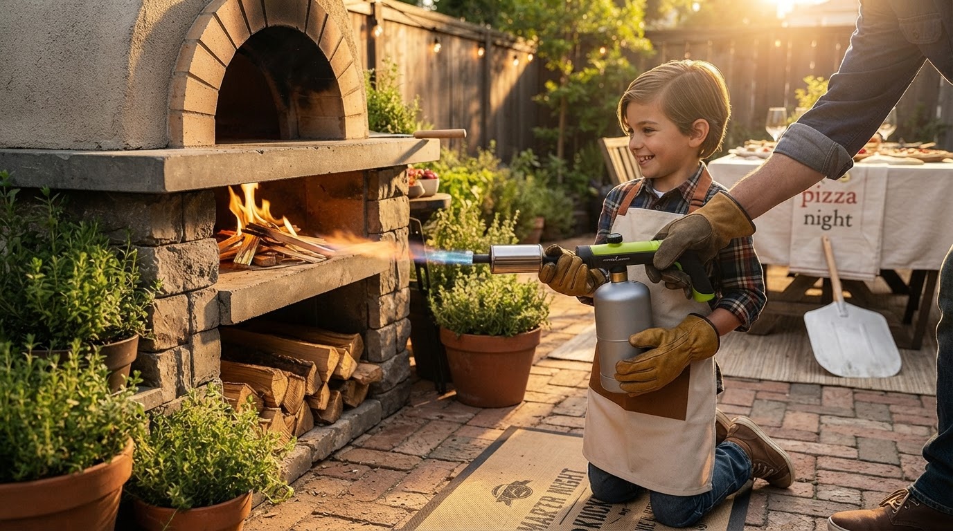 Mastering the Outdoor Pizza Oven Torch Setup