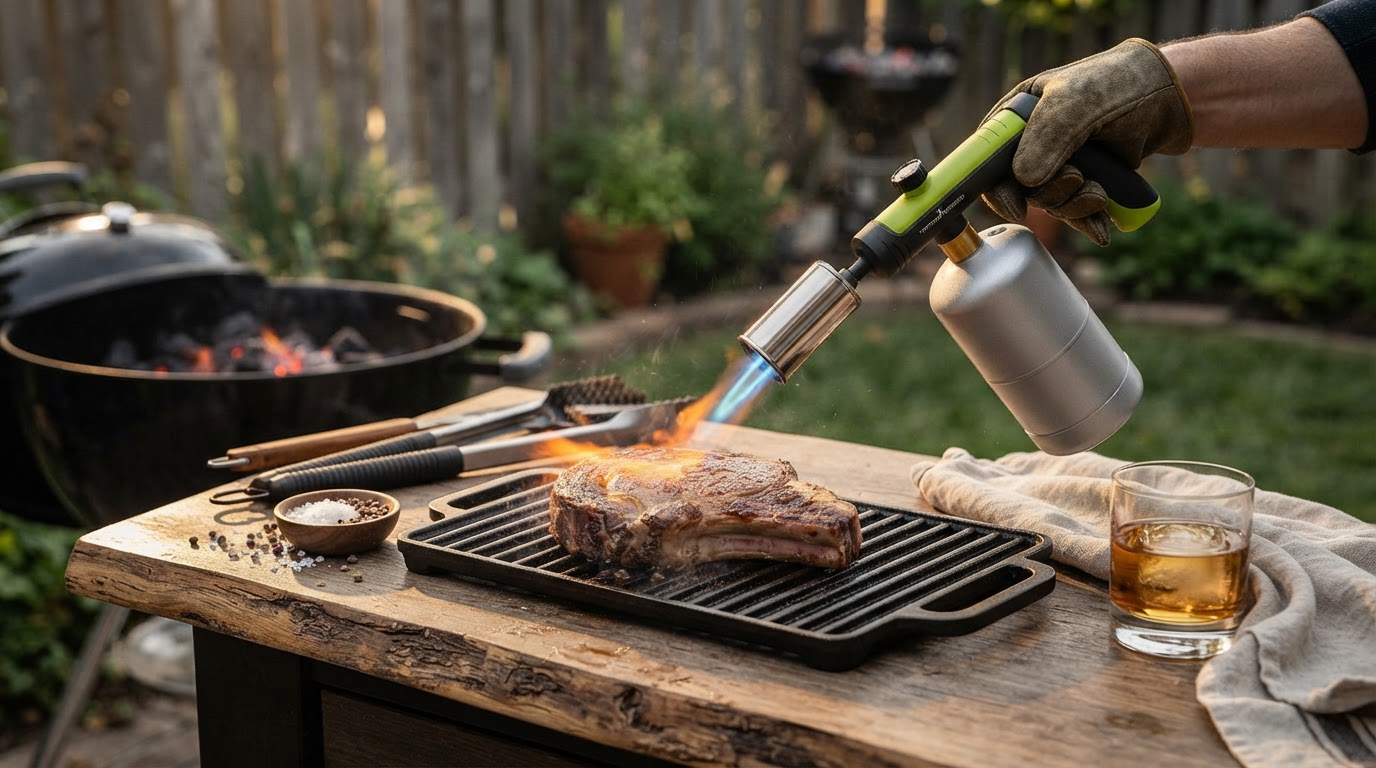 The Sear Test Where Propane Torches Pull Away From Butane