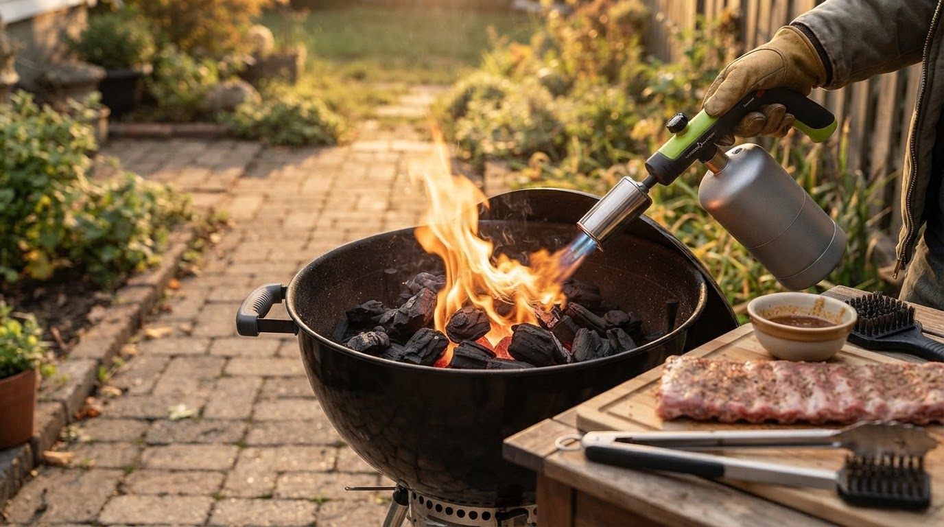 Why an Adjustable Propane Torch is the Ultimate Charcoal Starter