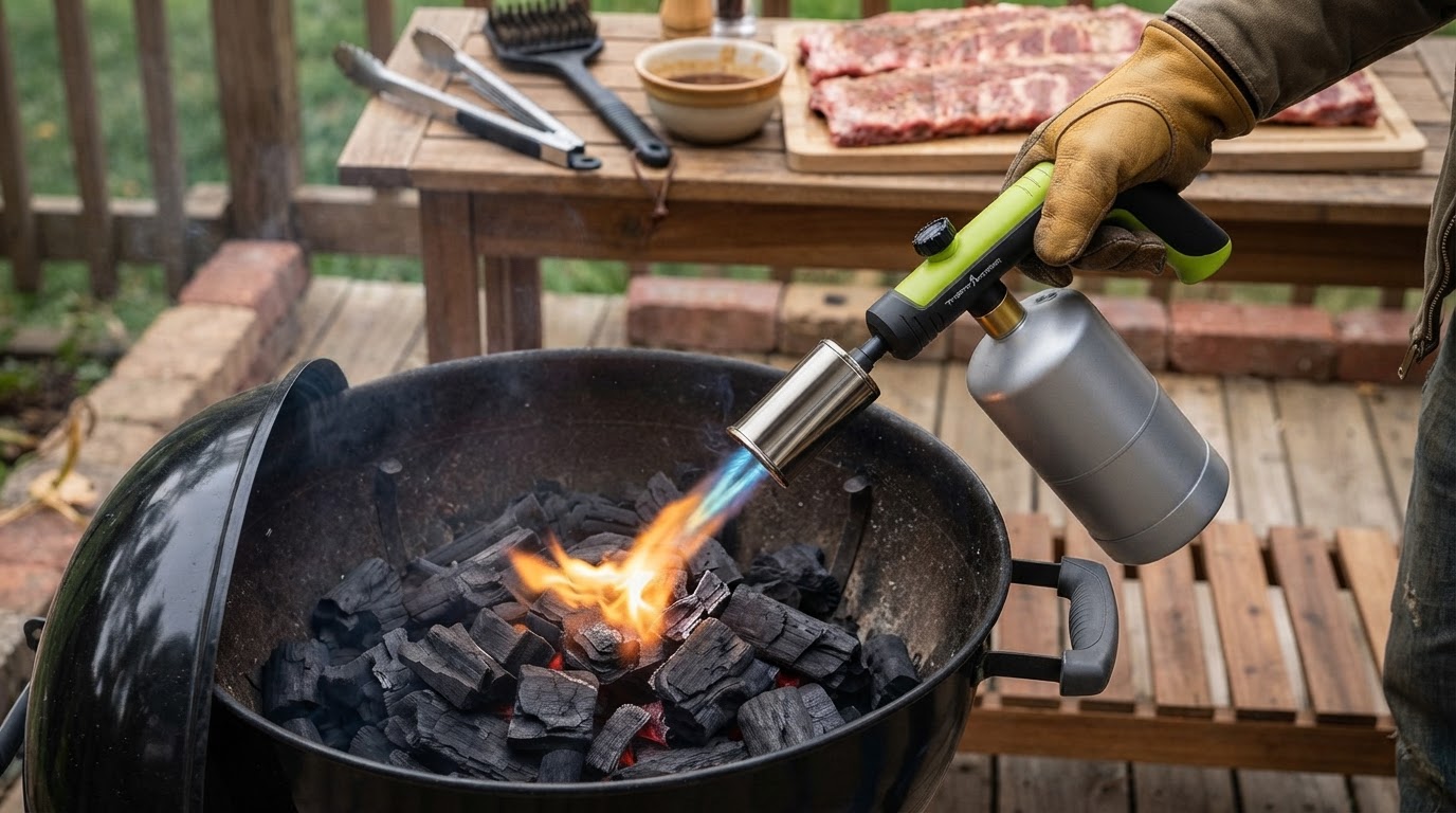 Why use an Adjustable Propane Cooking Flame Torch for BBQ?