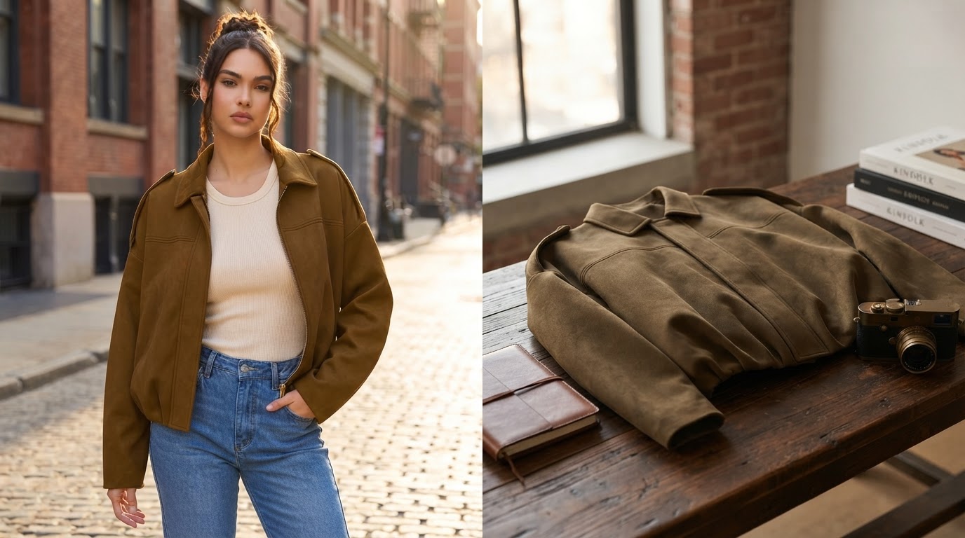 Why Choose an Oversized Suede Jacket Vintage Style?