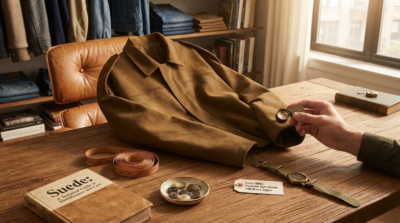 Identifying Quality in the Thrifted Suede Jacket Aesthetic