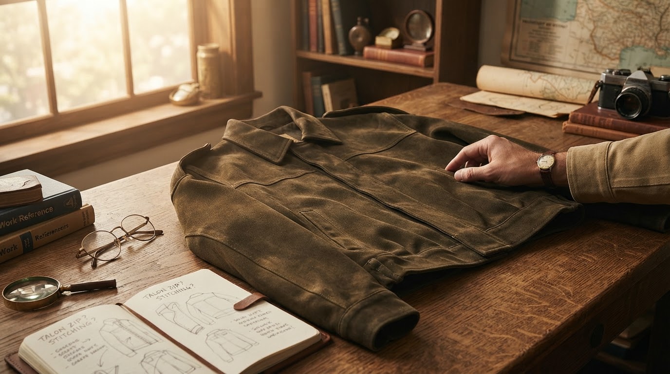 The Suede Trucker Framework for Vintage Suede Jacket Selection