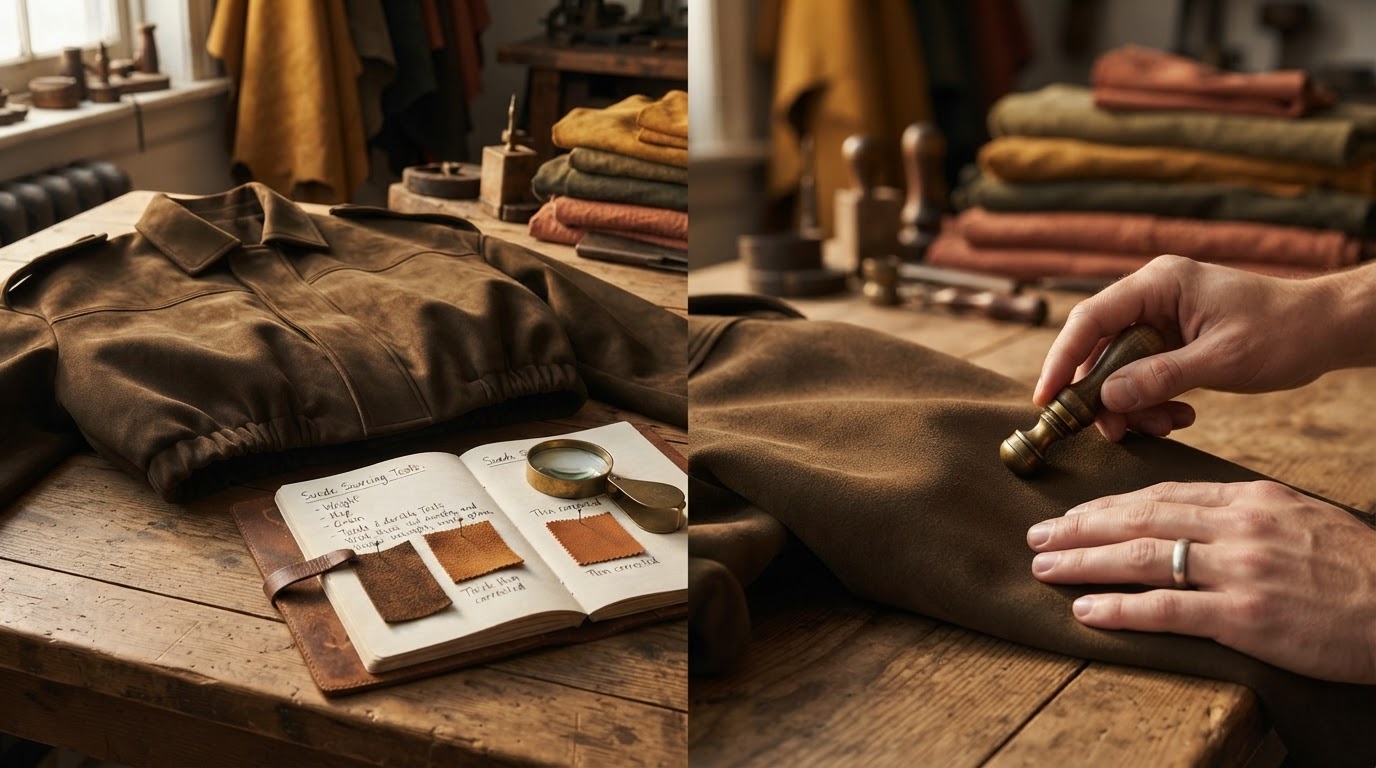 Three Sourcing Tests for a Vintage Suede Jacket