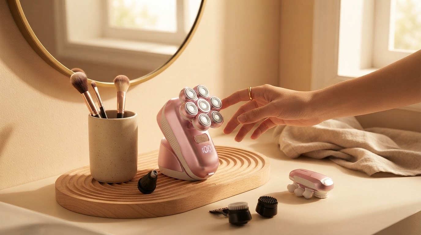 Versatile Grooming with Electric Shaver for Women Models