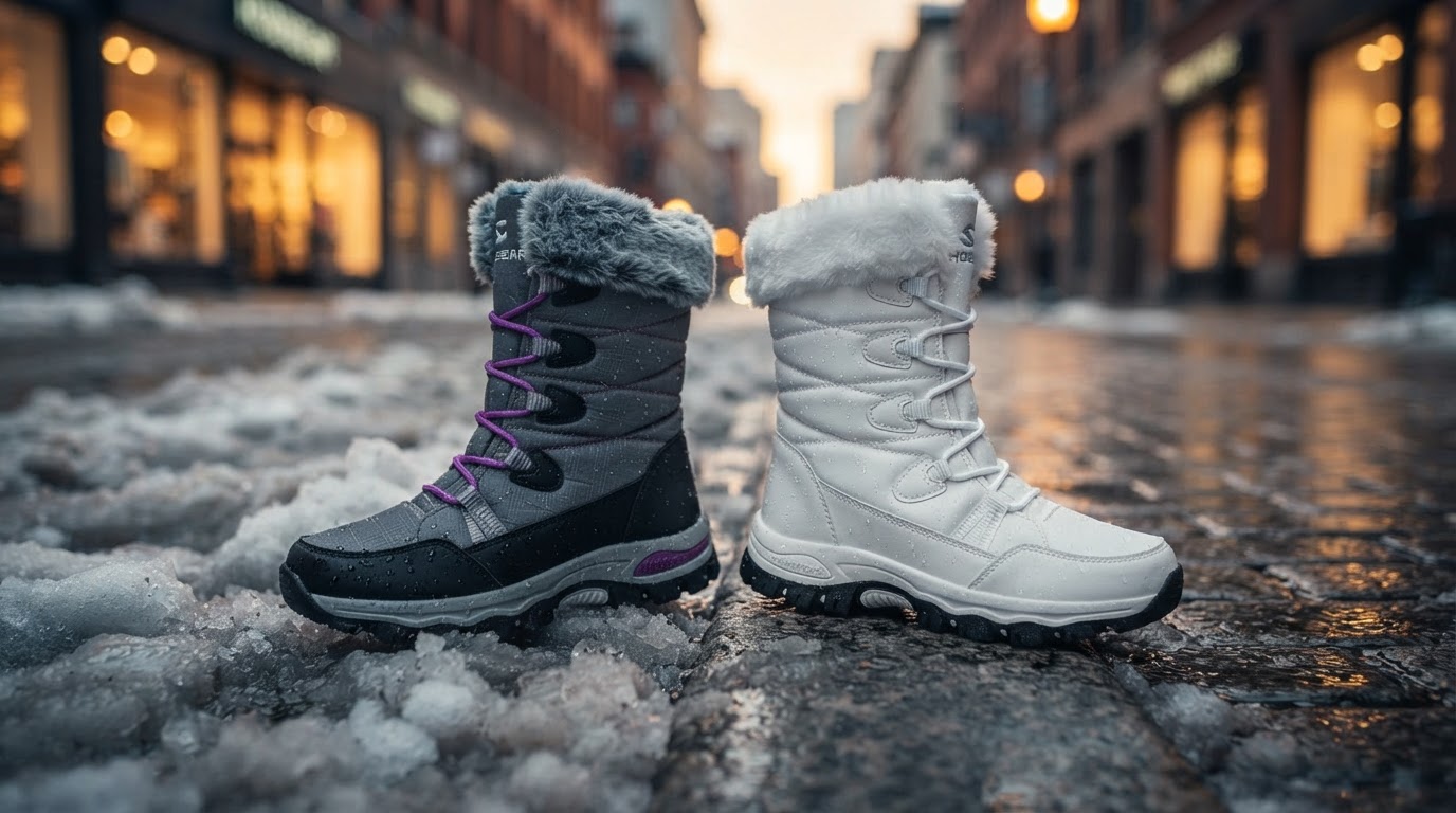 Which mens waterproof fur boots handle deep snow?